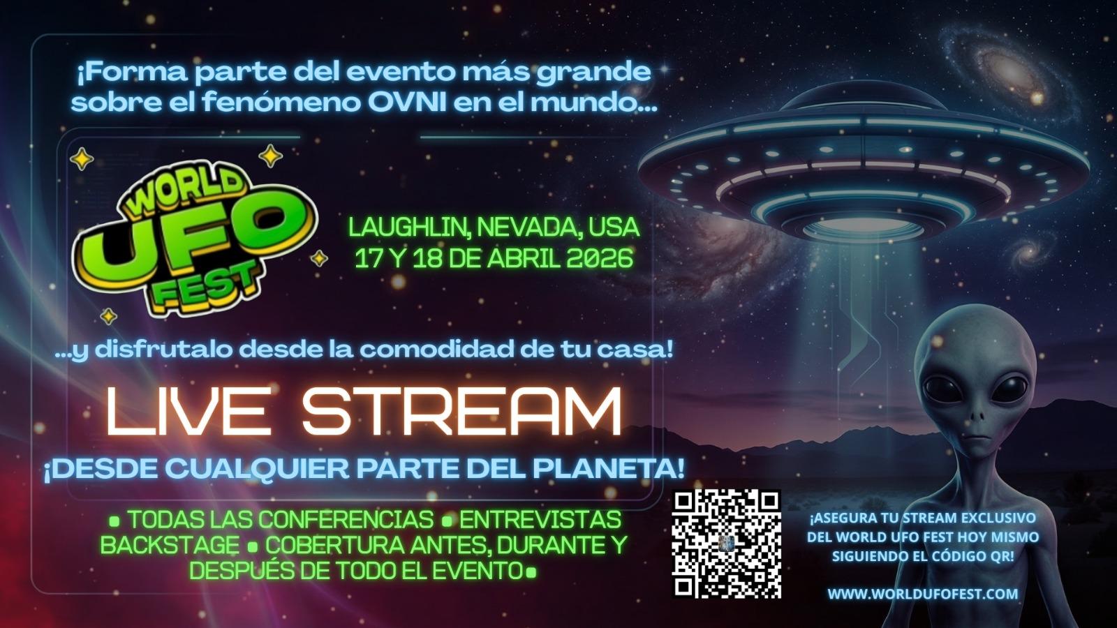 World UFO Fest Live Stream Banner